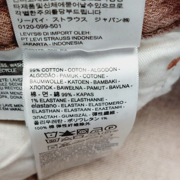 Levi's Men Camel Relaxed Fit Jeans P2864 - Picture 9 of 11